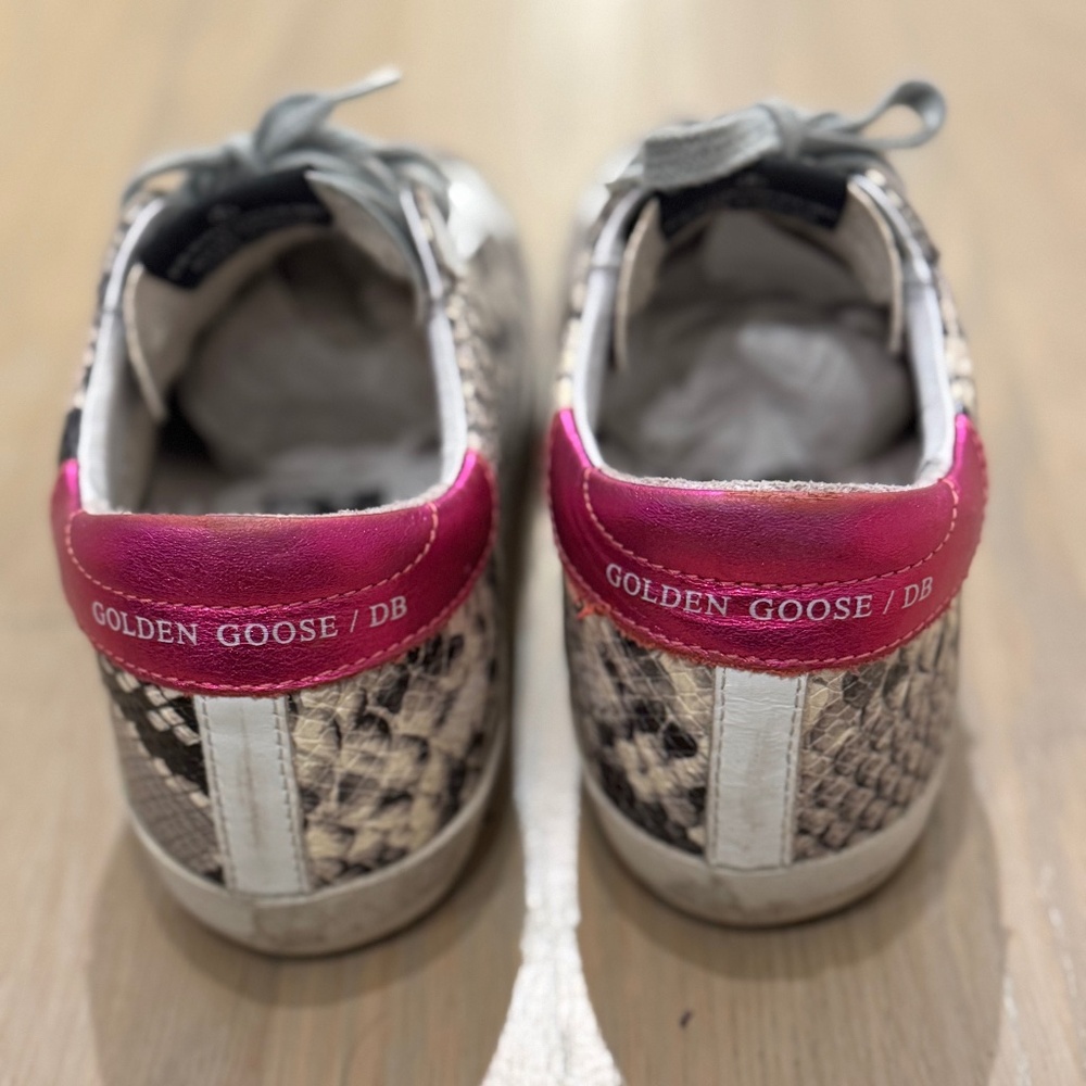 Golden Goose Superstar Python Sneaker, Size 37lik… - image 4